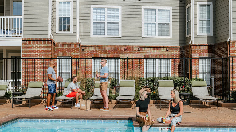 Poolside Lounge Seating